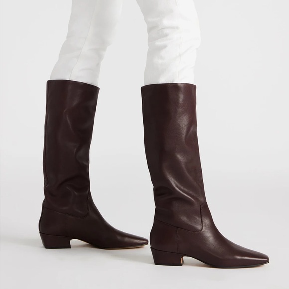 Steve Madden Dark Brown Heeled Boots - Picture 3 of 4